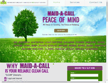 Tablet Screenshot of maidacall.com